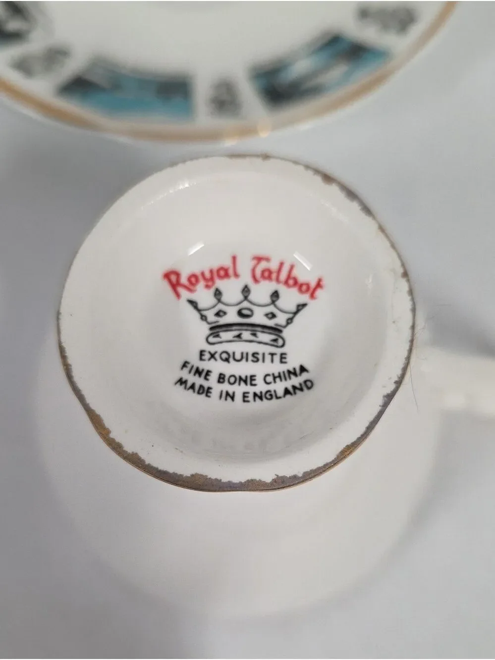 Vintage MCM 1962 Royal Talbot Seattle World's Fair Teacup & Saucer Set